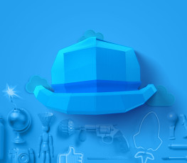 6کلاه فکری: کلاه آبی